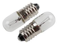 104-812 RS PRO E10 Indicator Light, Clear, 12 V, 183 mA, 3000h