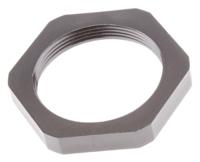 127-546 RS PRO Black PA 6 Cable Gland Locknut, M40 Thread