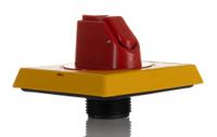 1sam201920r1002-mshd-ly ABB Red/Yellow Rotary Handle, MSHD-LY Series