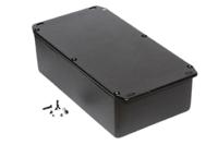 1590r1flbk Hammond 1590 Series Die Cast Aluminium Enclosure, IP54, Flanged, 192 x 112 x 61mm