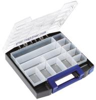 134804 Raaco 13 Cell Blue PC, PP Compartment Box, 55mm x 298mm x 284mm