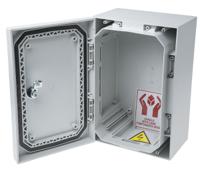 arca-302015 Fibox ARCA Series Polycarbonate Wall Box, IP66, 300 mm x 200 mm x 150mm