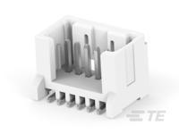 2355091-6 TE Connectivity MICRO CT Series Straight Board PCB Header, 6 Contact(s), 1.2 mm Pitch, 1 Row, Shrouded