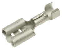 41729-2 TE Connectivity FASTON .250 Uninsulated Female Spade Connector, Receptacle, 6.35 x 0.81mm Tab Size, 0.8mm² to 1.3mm²