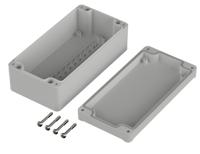 62220000-em-220 Bopla Euromas II Series Light Grey Polycarbonate Enclosure, IP65, Light Grey Lid, 160 x 80 x 57mm