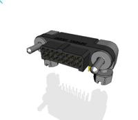 mhdas2m016yce11 Amphenol Socapex MHDAS Series Right Angle PCB PCB Header, 16 Contact(s), 1.27 mm Pitch, 2 Row, Shrouded