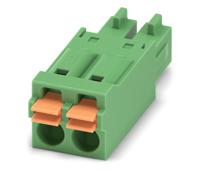 1745894 Phoenix Contact, 3.81mm Pitch, FMC 1,5/ 2-ST-3,81, 2 Way, , Pluggable Terminal Block, Plug, Cable Mount, Spring Cage