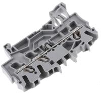 2002-1301 WAGO  TOPJOB S, 2002 Series Grey, 2.5mm², Single-Level, Push-In Cage Clamp Termination, ATEX, IECEx
