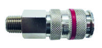 235-1080 RS PRO Nickel Plated Steel Female Pneumatic Quick Connect Coupling, 3/8 in Female Threaded