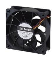 9ra1224p1k001 Sanyo Denki Axial Fan, 24 V dc, DC Operation, 11.5W, 480mA Max, 120 x 120 x 38mm