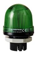 80120075 Werma EM 801 Series Green Steady Beacon, 24 V ac/dc, Panel Mount, LED Bulb