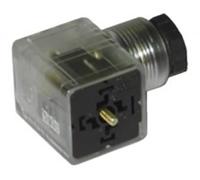 896-2101 RS PRO 3P+E DIN 43650 A, Female Solenoid Connector with Indicator Light, 24 V dc Voltage