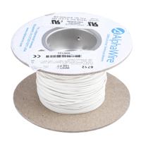 6712-wh005 Alpha Wire Ecogen Ecowire Series White 0.2 mm² Hook Up Wire, 24 AWG, 7/0.20 mm, 30m, MPPE Insulation, 6712 WH005