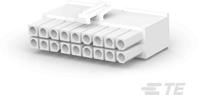 770584-1 TE Connectivity, Mini-Universal MATE-N-LOK Male PCB Connector Housing, 4.14mm Pitch, 18 Way, 2 Row