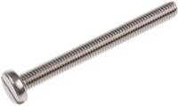 130-684 RS PRO Slot M5 Pan A2 304 Stainless Steel Machine Screws DIN 85 x 50.0mm