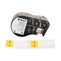 m4-51-427-yl Brady B-427 on Black on Yellow, Transparent Label, 25.40 mm Width, 25.40mm Label Width