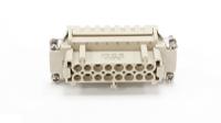 208-4500 RS PRO Heavy Duty Power Connector Insert, 16A, Female, 16 Contacts