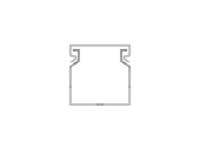 1set411104r0000 ABS, PC Cable Trunking Accessory, 40 x 40mm