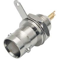 bac70a L-Com BAC Series Plug Panel Mount BNC Connector, Straight Body