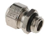 a100010060 SES Sterling A1 Series Metallic Nickel Plated Brass Cable Gland, M10 Thread, 4mm min., 6mm max., IP68, IP69K
