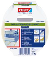 51960-00000-12 Tesa 51960 Transparent Double Sided Tape, 0mm Thick, PP Backing, 50mm x