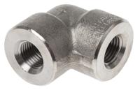 826-6914 RS PRO Stainless Steel Pipe Fitting, 90° Circular Elbow, Female G 1/4in x Female G 1/4in