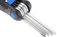 27936 Wiha 8 piece Folding Metric Hex Key Set, 0.7 → 2mm