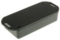 1551kflbk Hammond 1551 Series Black ABS Enclosure, IP54, Flanged, Black Lid, 80 x 40 x 20mm