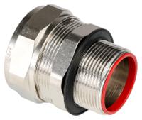 7tca296030r0256-spl32m32m Adaptaflex Swivel, Conduit Fitting, 1in Nominal Size, M32, Brass, Metallic IP66, IP67, IP68, IP69K rating