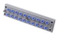 kdm20-06 SMC KDM Series Multi-Connector Fitting, Tube-to-Tube Connection Style