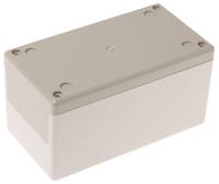 a9031065 OKW Flat-Pack Case H Series White ABS Enclosure, IP40, Grey Lid, 150 x 80 x 80mm