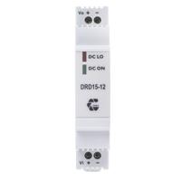 drd15-12 Chinfa DRD15 DC-DC Converter, 12V dc/ 1.25A Output, 9 → 36 V dc Input, 15W, DIN Rail Mount, +71°C Max Temp -40°C