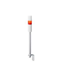 lr4-102ljbw-r Patlite LR4 Series Coloured Buzzer Signal Tower, 1 Lights, 24 V dc, Pole Mount
