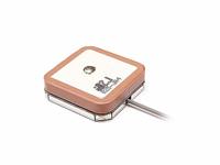 2jm0701gf-010mc137-ufl 2J Antenna 2JM0701GF-010MC137-UFL Square Omnidirectional GPS Antenna, GPS