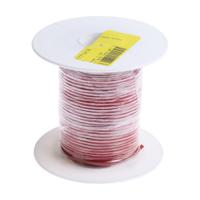 5858-rd005 Alpha Wire Hook-up Wire TEFLON Series Red 1.23 mm² Hook Up Wire, 16 AWG, 19/0.29 mm, 30m, PTFE Insulation, 5858 RD005
