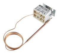 6020210001 Jumo Capillary Thermostat, +200°C Max, SPST, Automatic Reset, Panel Mount