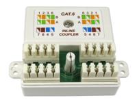 266-2260 RS PRO 2-Port RJ45 Female Punch Down Coupler, Cat6, UTP