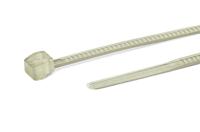 118-00079 HellermannTyton Cable Tie, 100mm x 2.5 mm, White Nylon, Pk-100