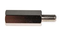 806-6639 RS PRO Standoff, M5 x M5 Thread, 20mm Body, Brass, Male/Female, 8mm Stud