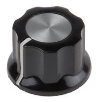 pkes60b14 TE Connectivity Rotary Switch Knob for use with 6.35 mm Shafts
