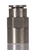 102260828 Norgren PNEUFIT 10 Series Straight Threaded Adaptor, G 1/4 Male to Push In 8 mm, Threaded-to-Tube Connection Style,