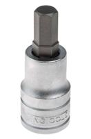 m121509-c Teng Tools 1/2 in Drive Bit Socket, Hex Bit, 9mm