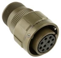 97b-3106a-18-1s-hd Amphenol Limited, 97B, Brass 10 Way Cable Mount MIL Spec Circular Connector Plug, Socket Contacts,Shell Size 18,