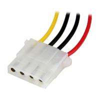 lp4powext12 StarTech.com Extension Power Cable, Black, 12in