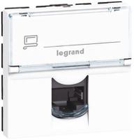 0-765-54 Legrand White Telephone Socket