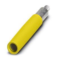 3026405 Phoenix Contact Yellow Test Connector Adapter With Brass contacts - Socket Size: 3mm