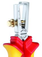vde-8098-160-h Gedore VDE 8098 H Series Stripping Pliers Wire Stripper, 0.8mm Min, 6.0mm Max, 160 mm Overall