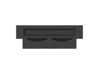 244631-e ERNI SMC Series Straight Surface PCB Header, 12 Contact(s), 2 Row, Shrouded