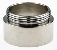 52104502 Lapp Cable Gland Adaptor, PG29 Exterior Thread, M40 Interior Thread, Nickel Plated Brass, SKINDICHT Series