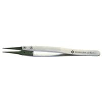 5-434 Bernstein 125 mm, Stainless Steel, Rounded, ESD Tweezers